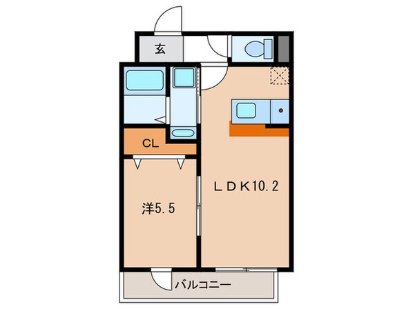 プレジール妙法寺の物件間取画像